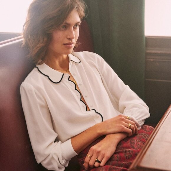 Sezane Tops - Sezane Susana Blouse